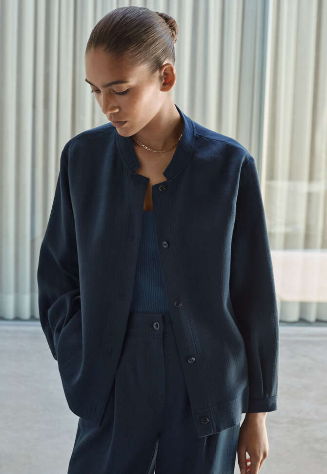 Nehru jacket, Ink teal, completeTheLook