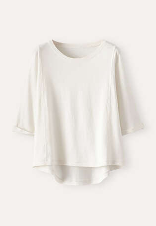 Panelled top, Ecru, webstill