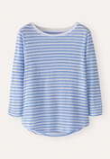 Striped jersey top, Pale cornflower, webstill