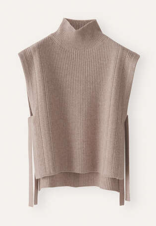 Knitted tabard, Soft mink, webstill