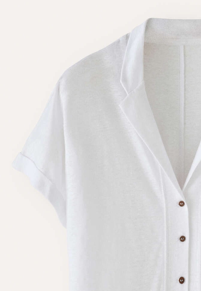 Jersey blouse, White, completeTheLook