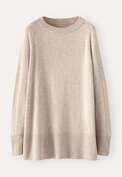 Raglan-sleeve sweater, Ecru fawn, webstill