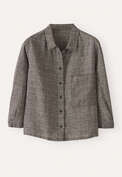 Checked shirt, Natural brown, webstill