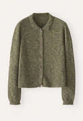 Moss-stitch cardigan, Forest, webstill