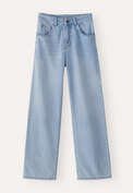 Indigo straight-leg jeans, Pale wash, webstill