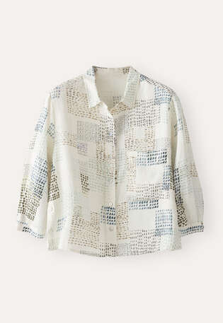 Printed shirt, Ecru sky, webstill