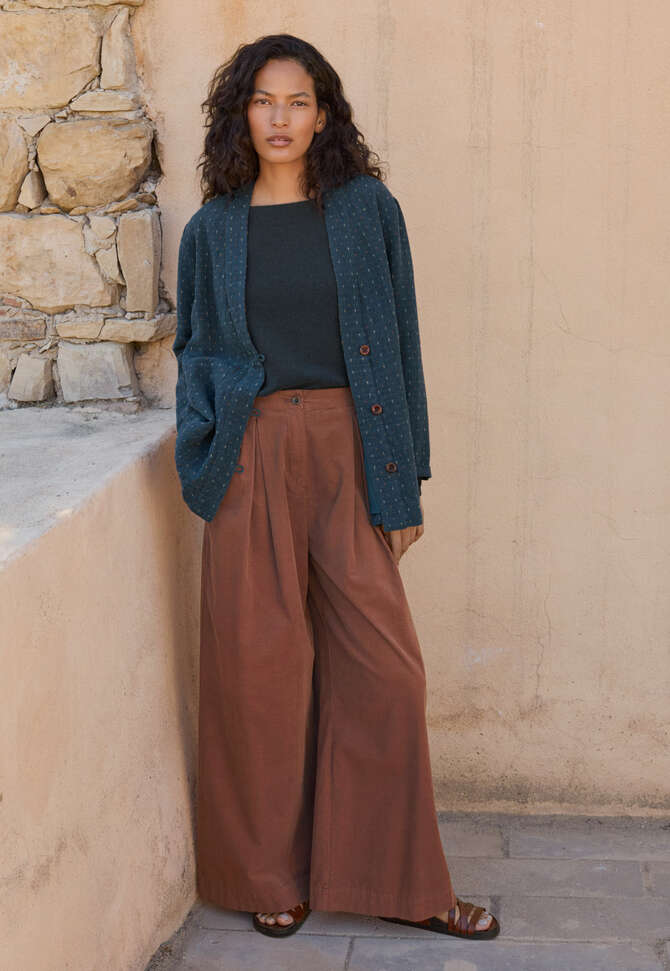 Boat-neck sweater, Dark petrol, completeTheLook