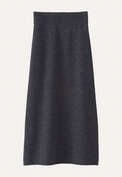 Knitted skirt, Charcoal, webstill
