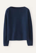 Boxy sweater, Blue black, webstill