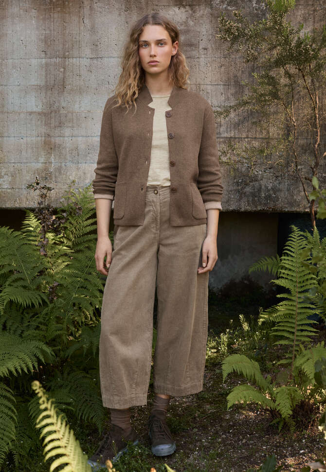 Round-neck top, Grey natural, completeTheLook