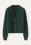 V-neck cardigan, Deep pine, webstill