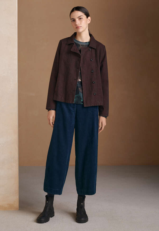 Cropped trousers, Blue ink, completeTheLook