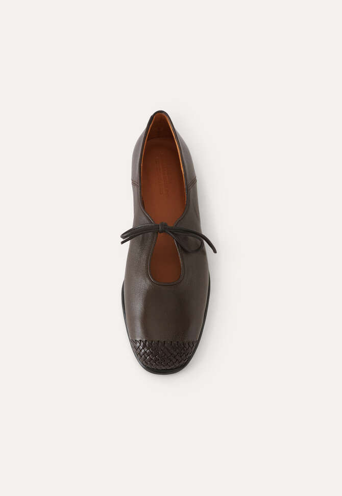 Tie-front shoes, Dark brown, completeTheLook