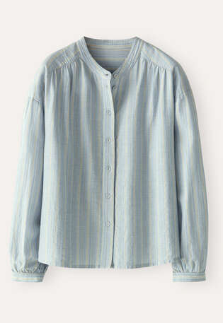 Striped shirt, Soft blue, webstill