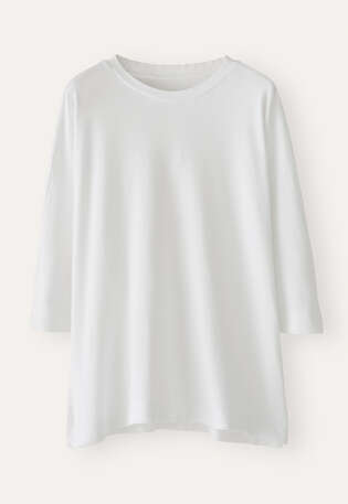 Dolman-sleeve top, White, webstill