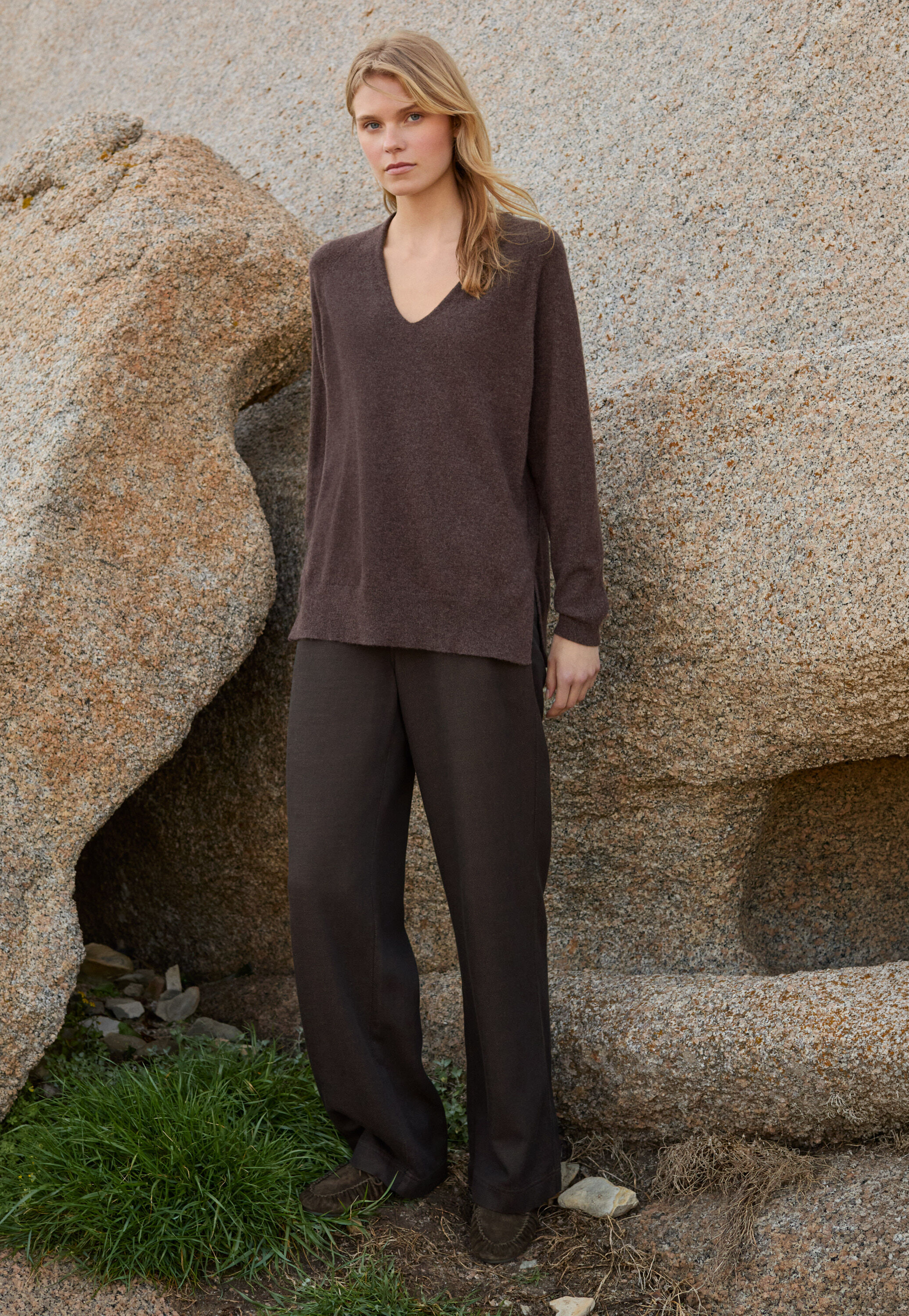 Edge-to-edge cardigan