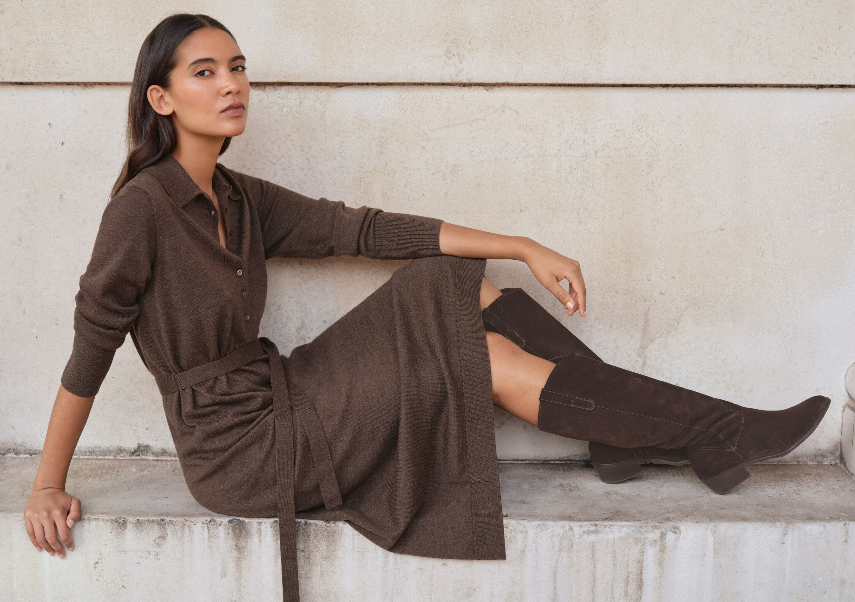 Zip-front cardigan
