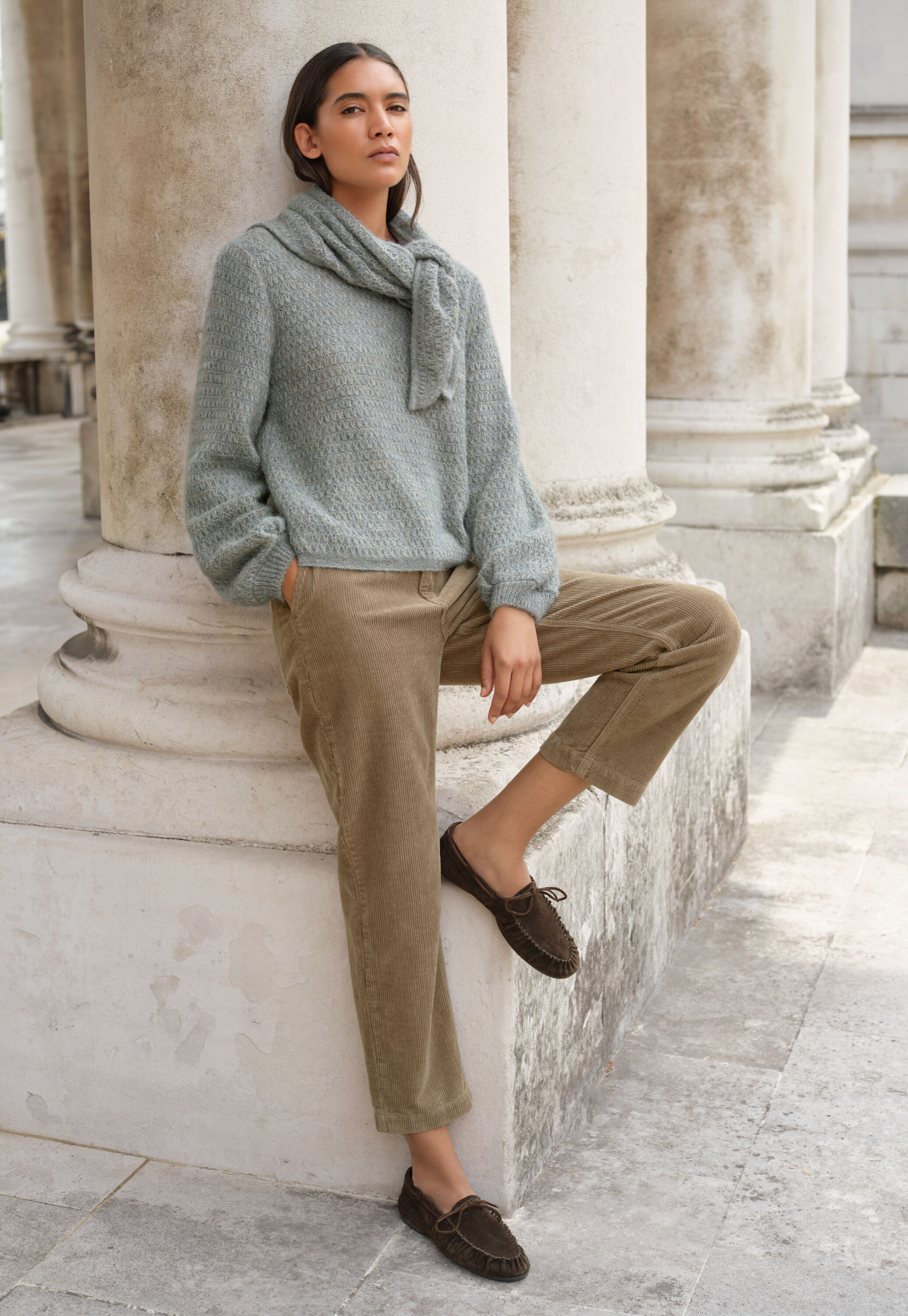 Moccasins, Espresso, large