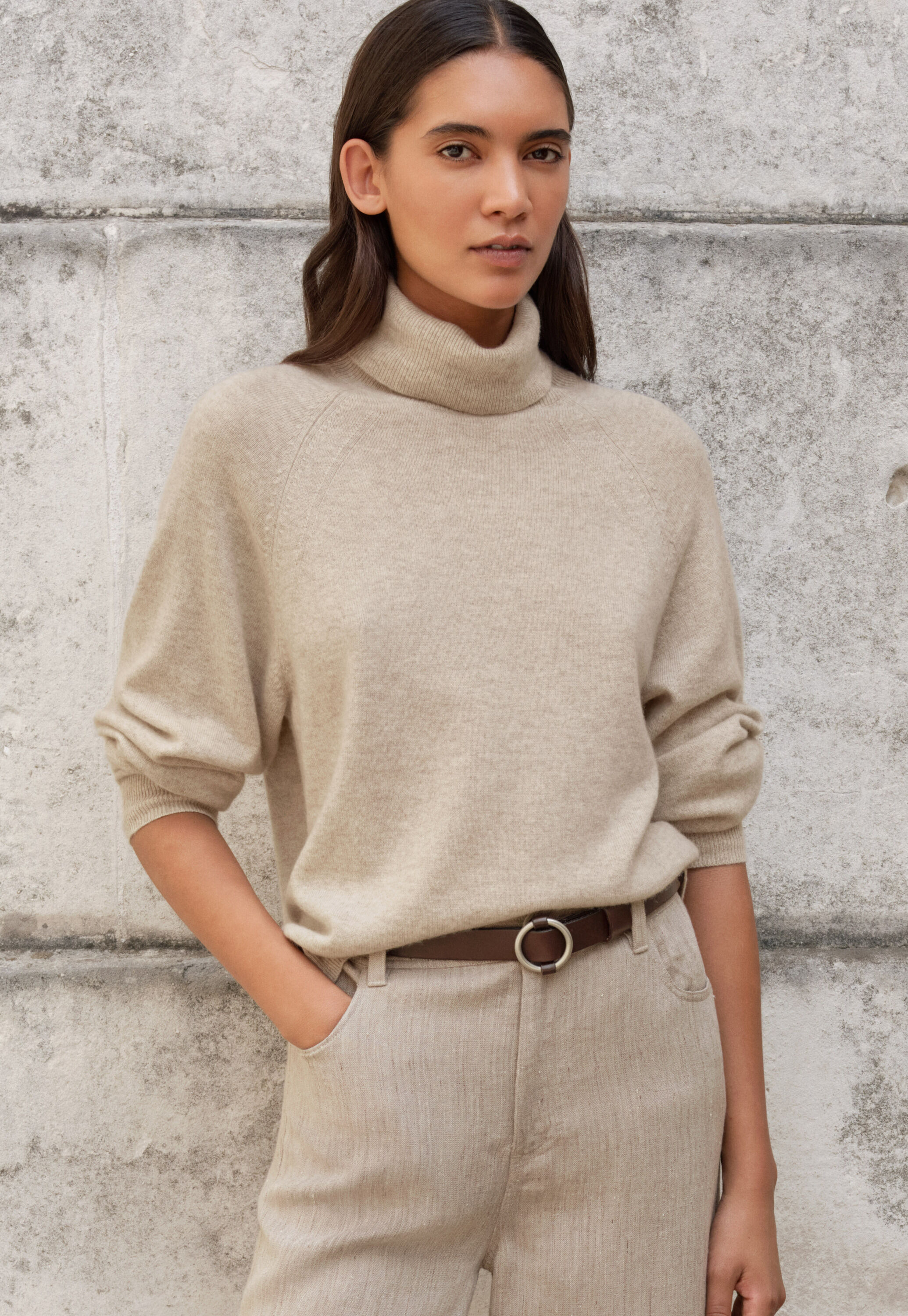 Roll-neck sweater