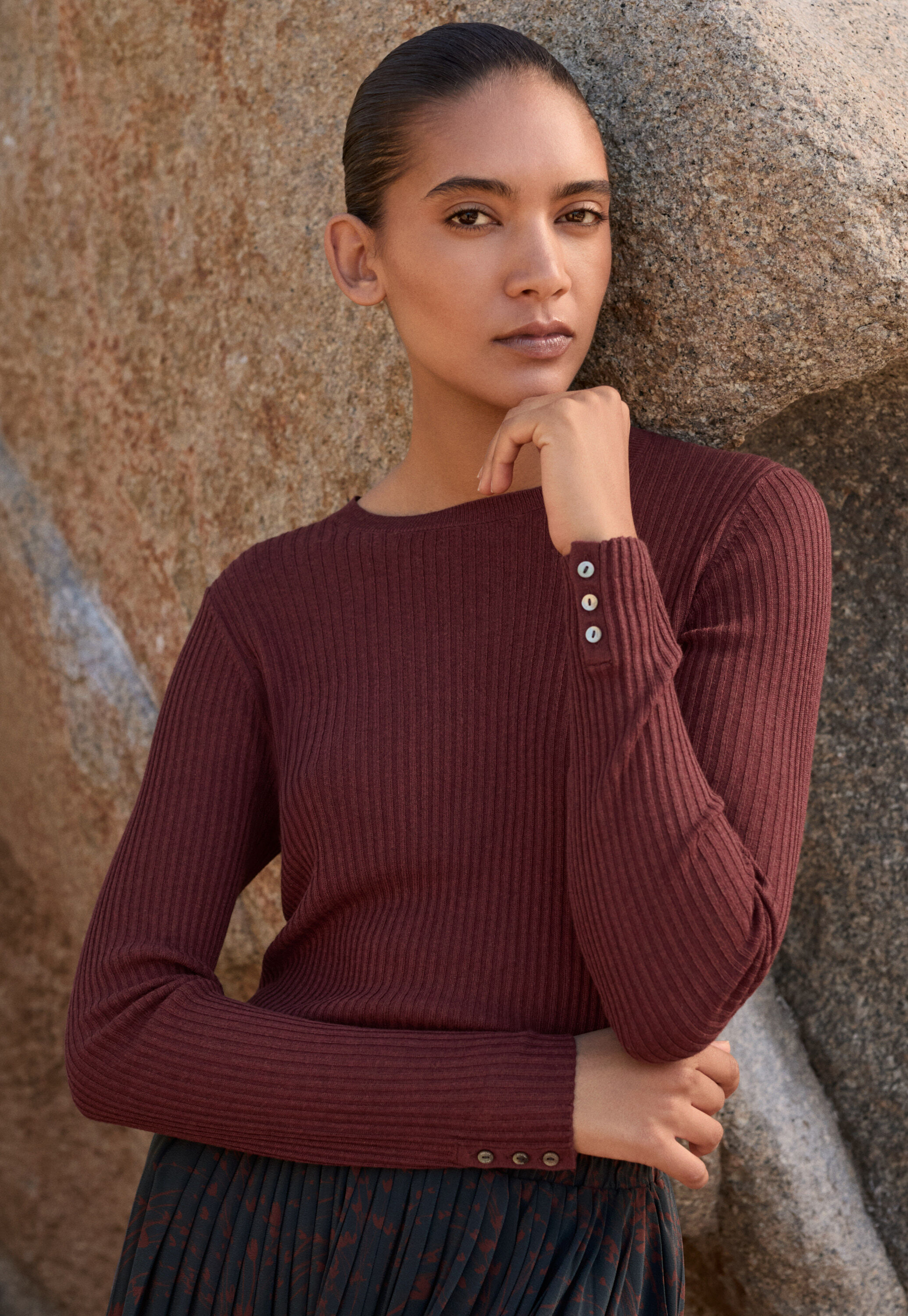 Edge-to-edge cardigan