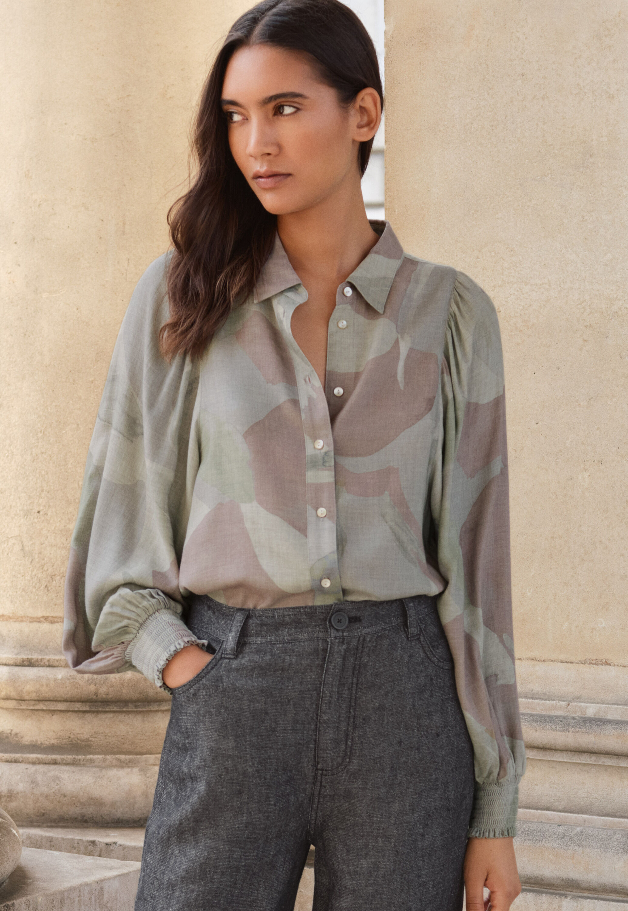 Printed blouse