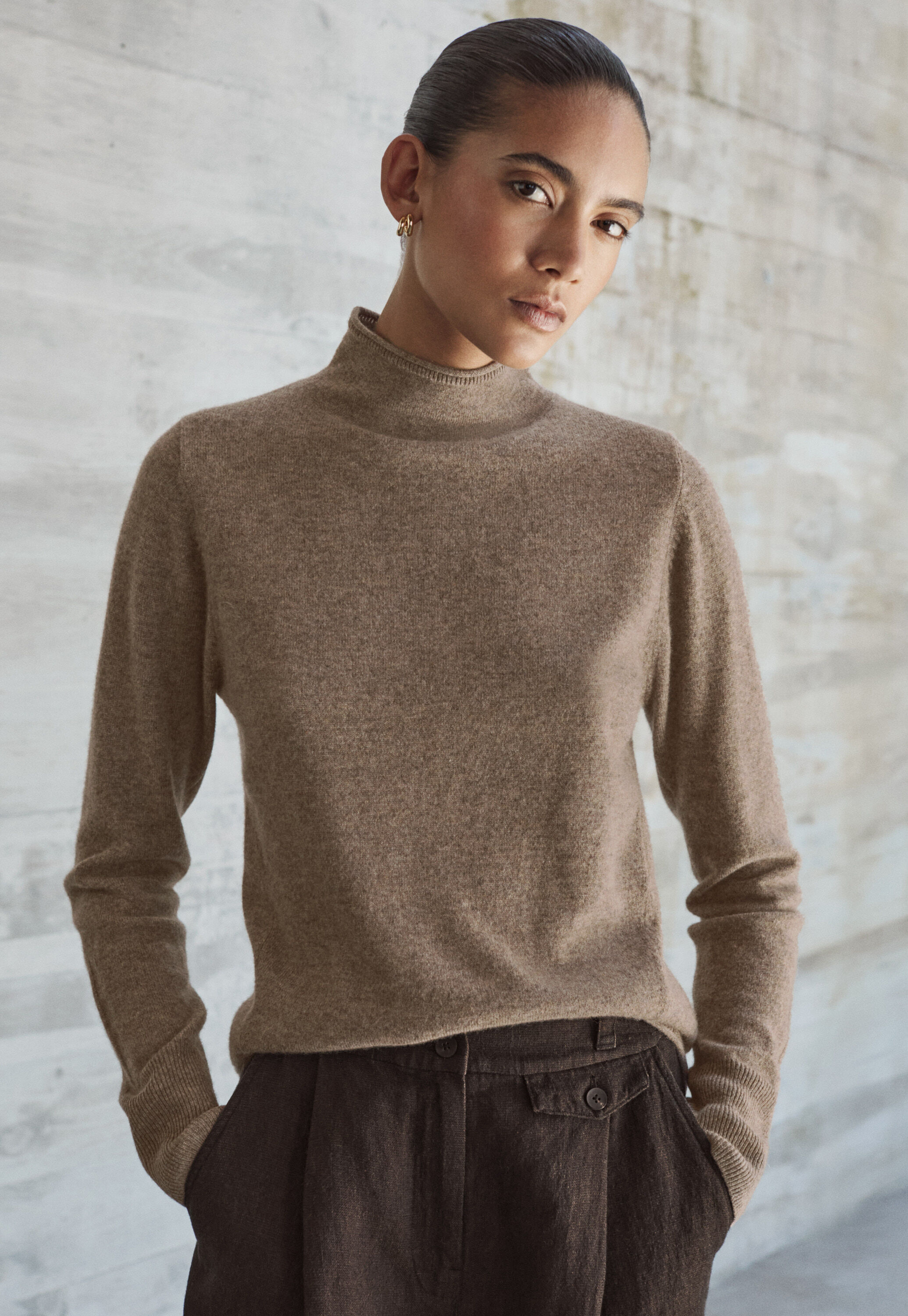 Roll-neck sweater
