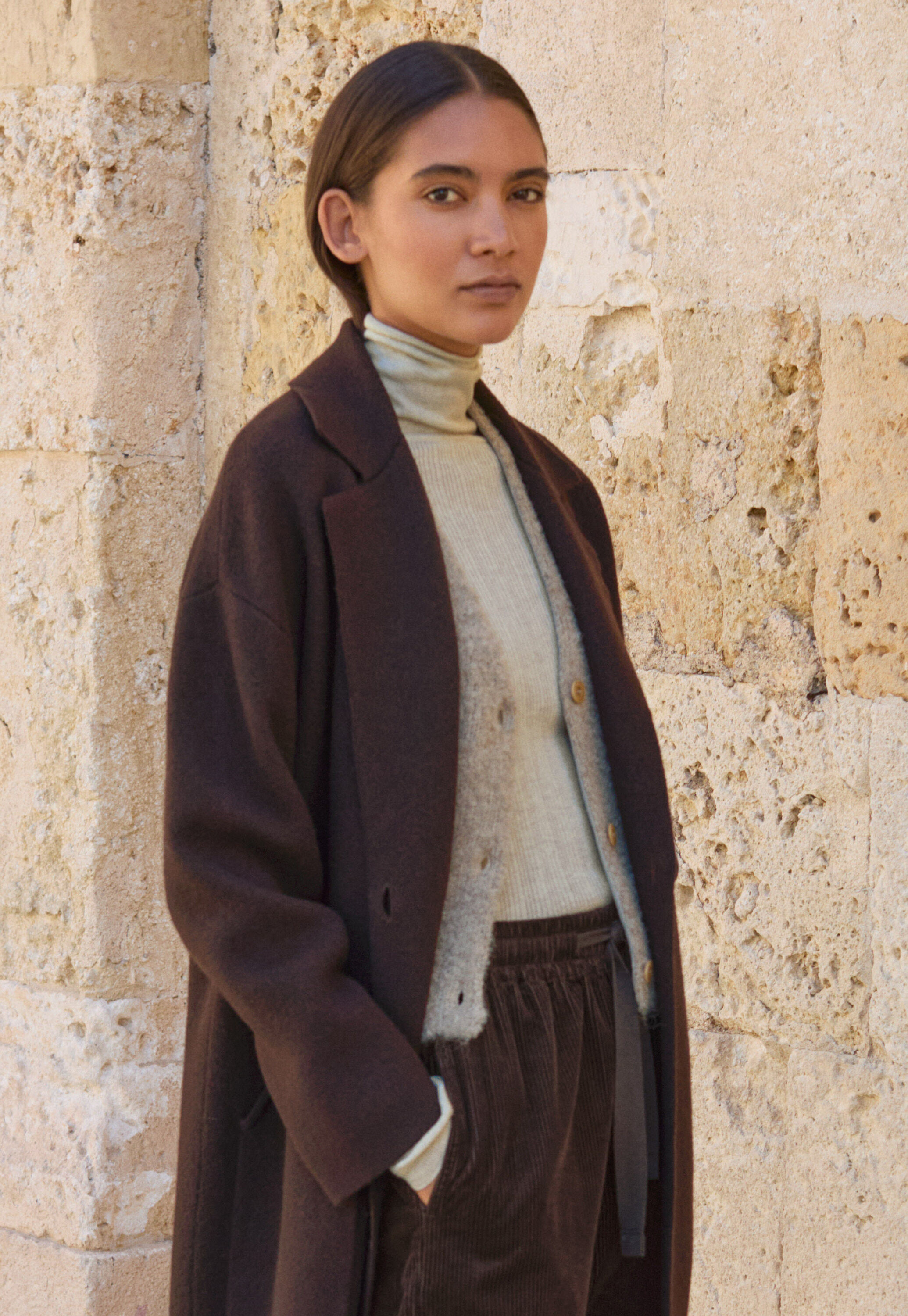 Edge-to-edge cardigan