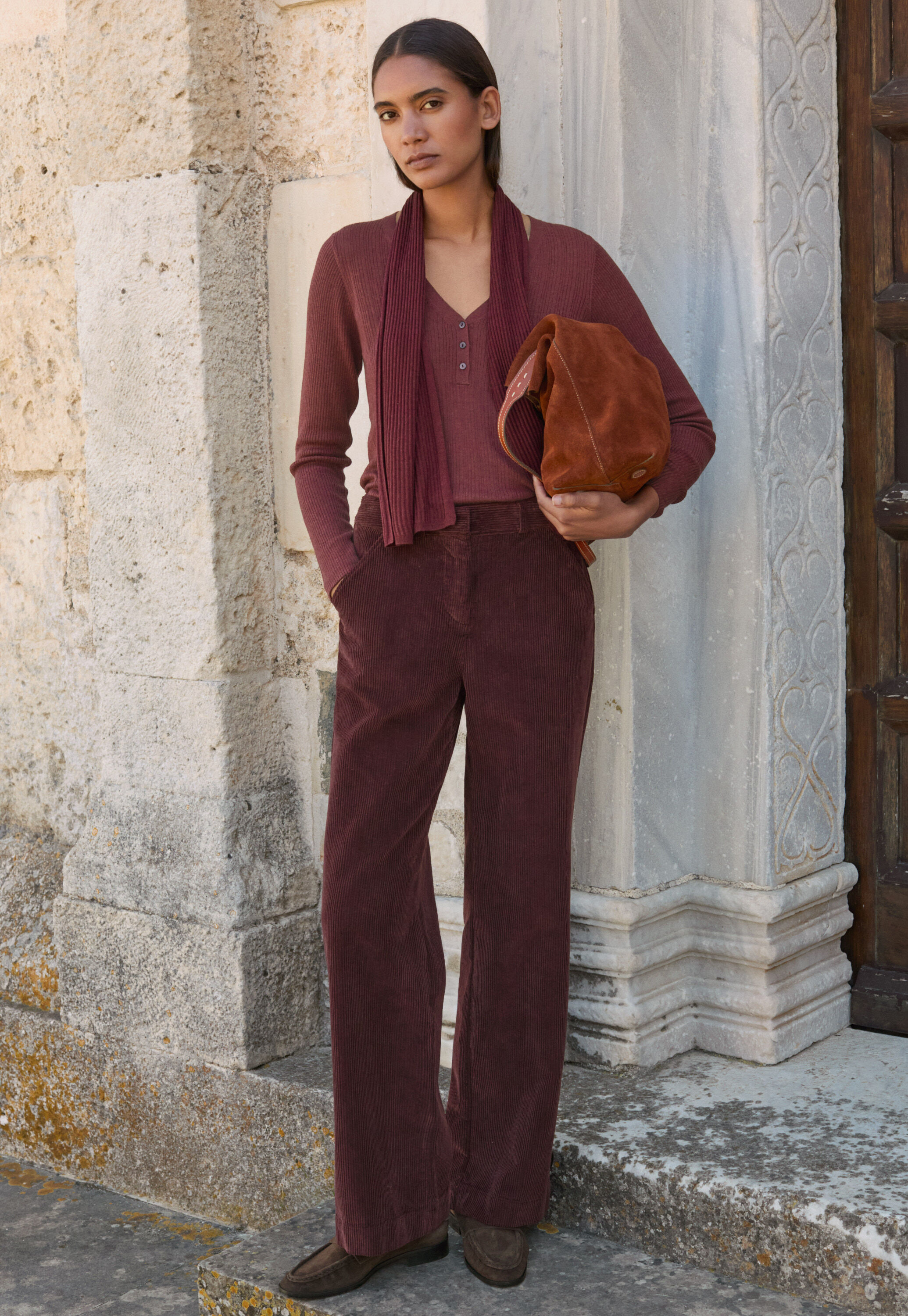 Edge-to-edge cardigan