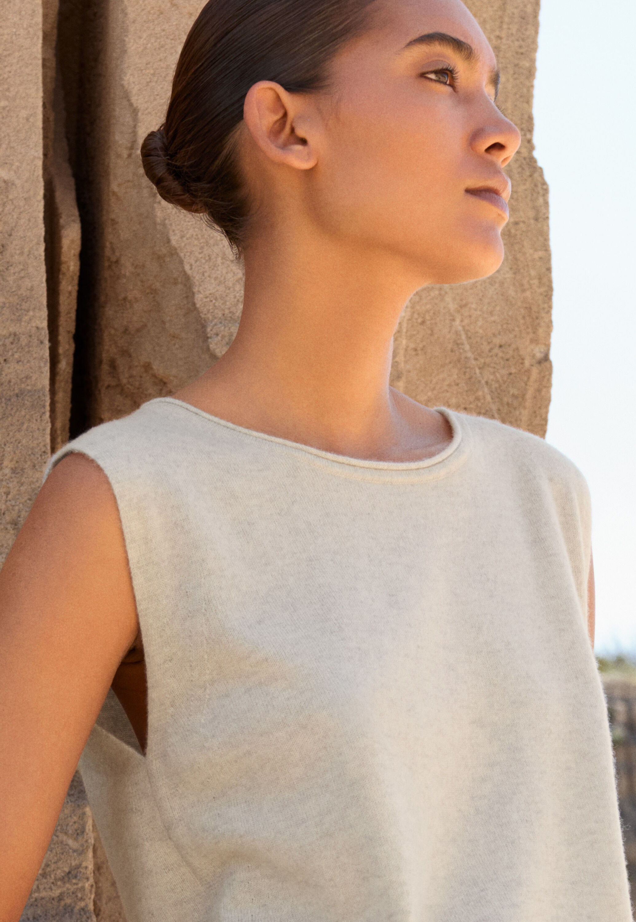 Peplum-detail dress