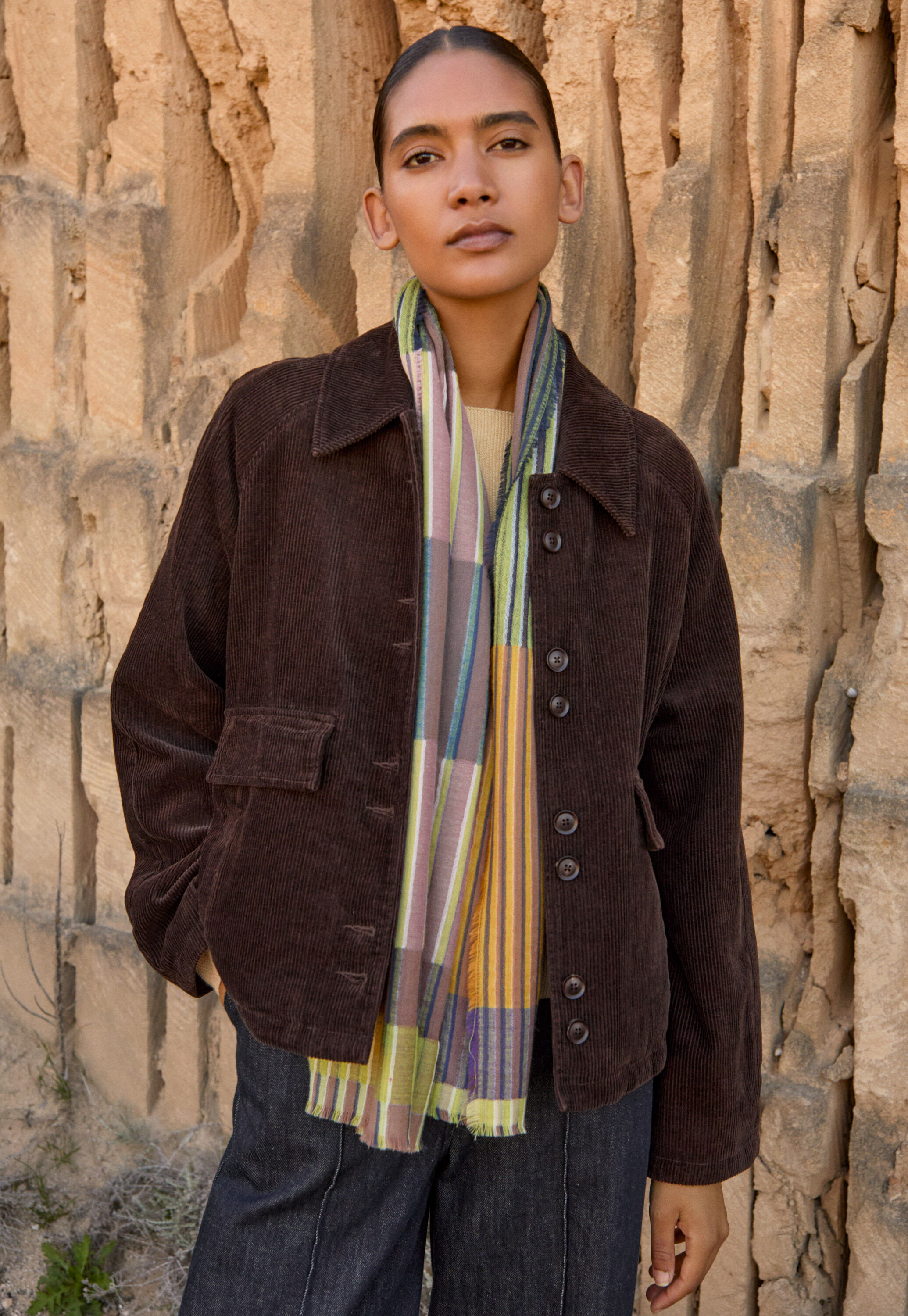 Edge-to-edge cardigan