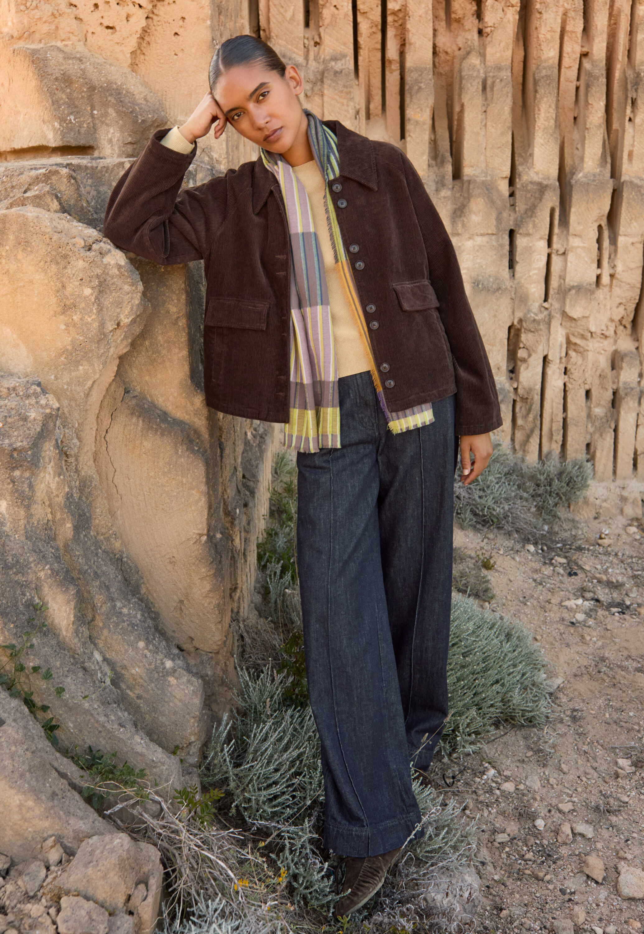 Edge-to-edge cardigan