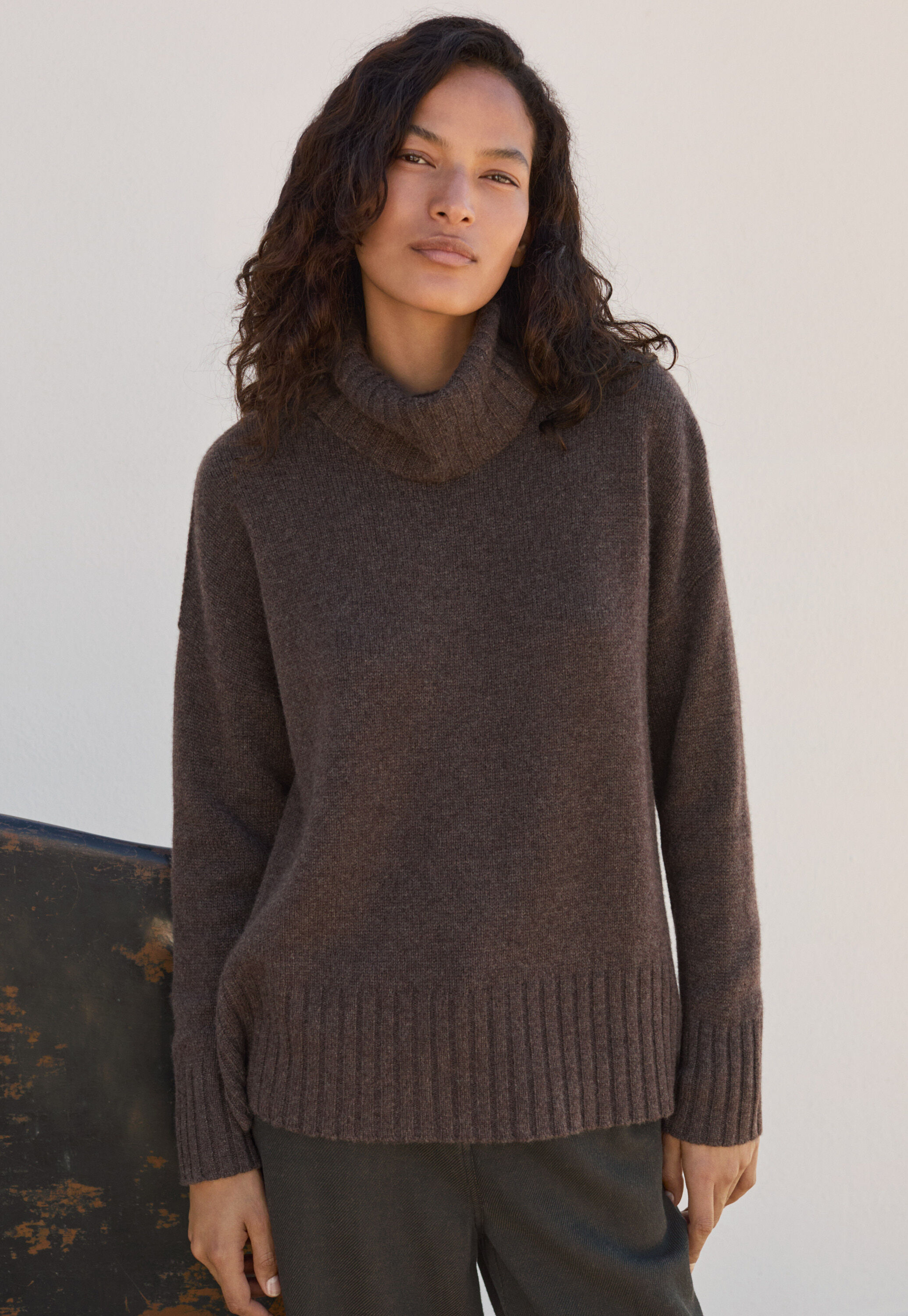 Roll-neck sweater