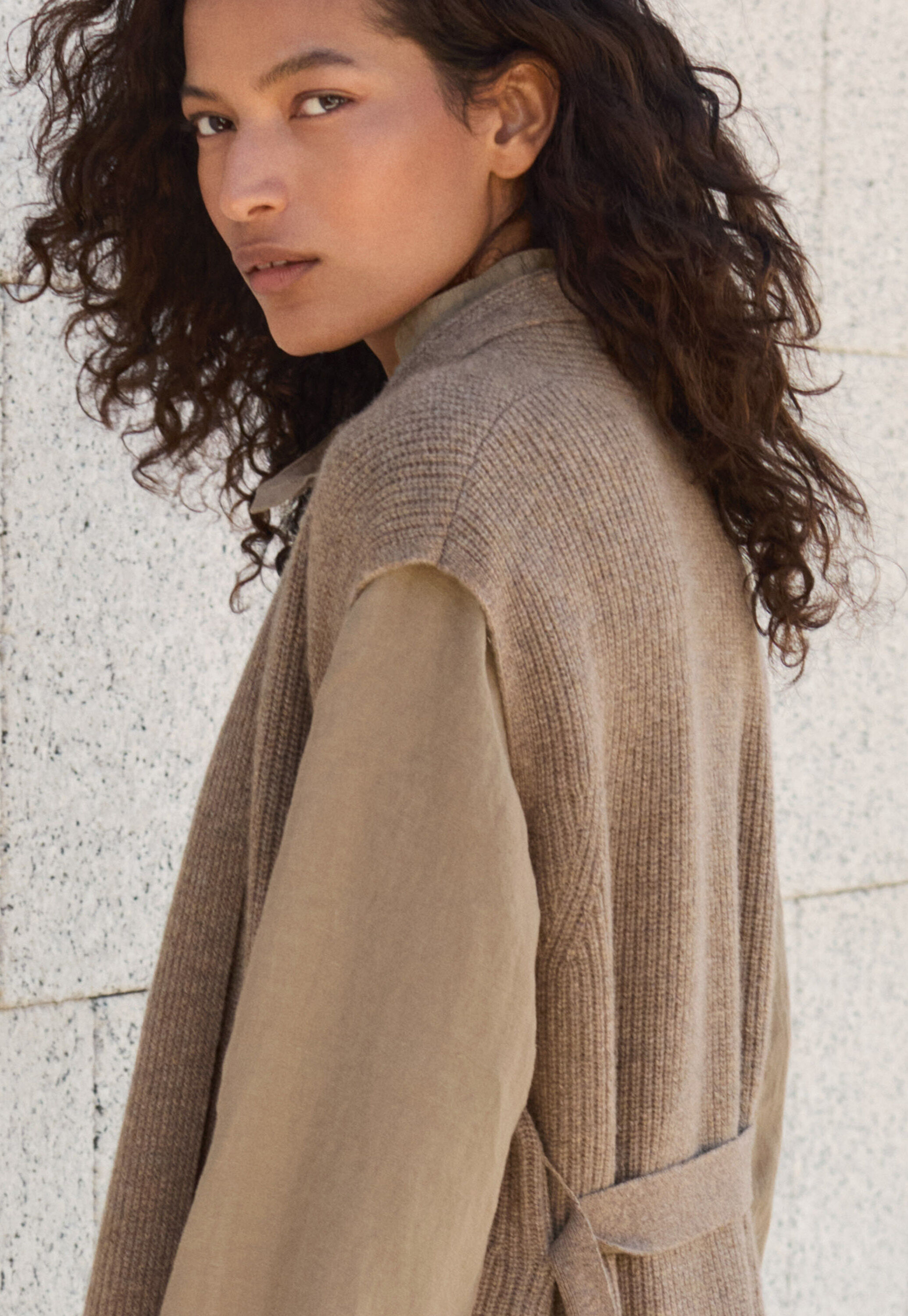 Button-through sweater