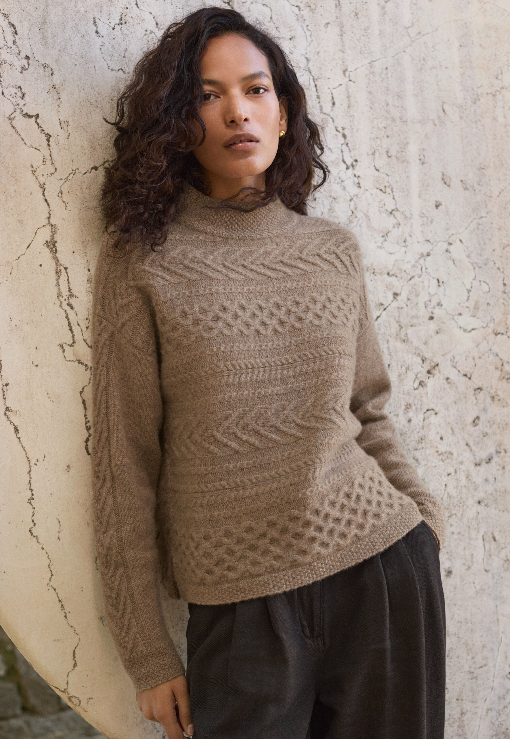 Edge-to-edge cardigan