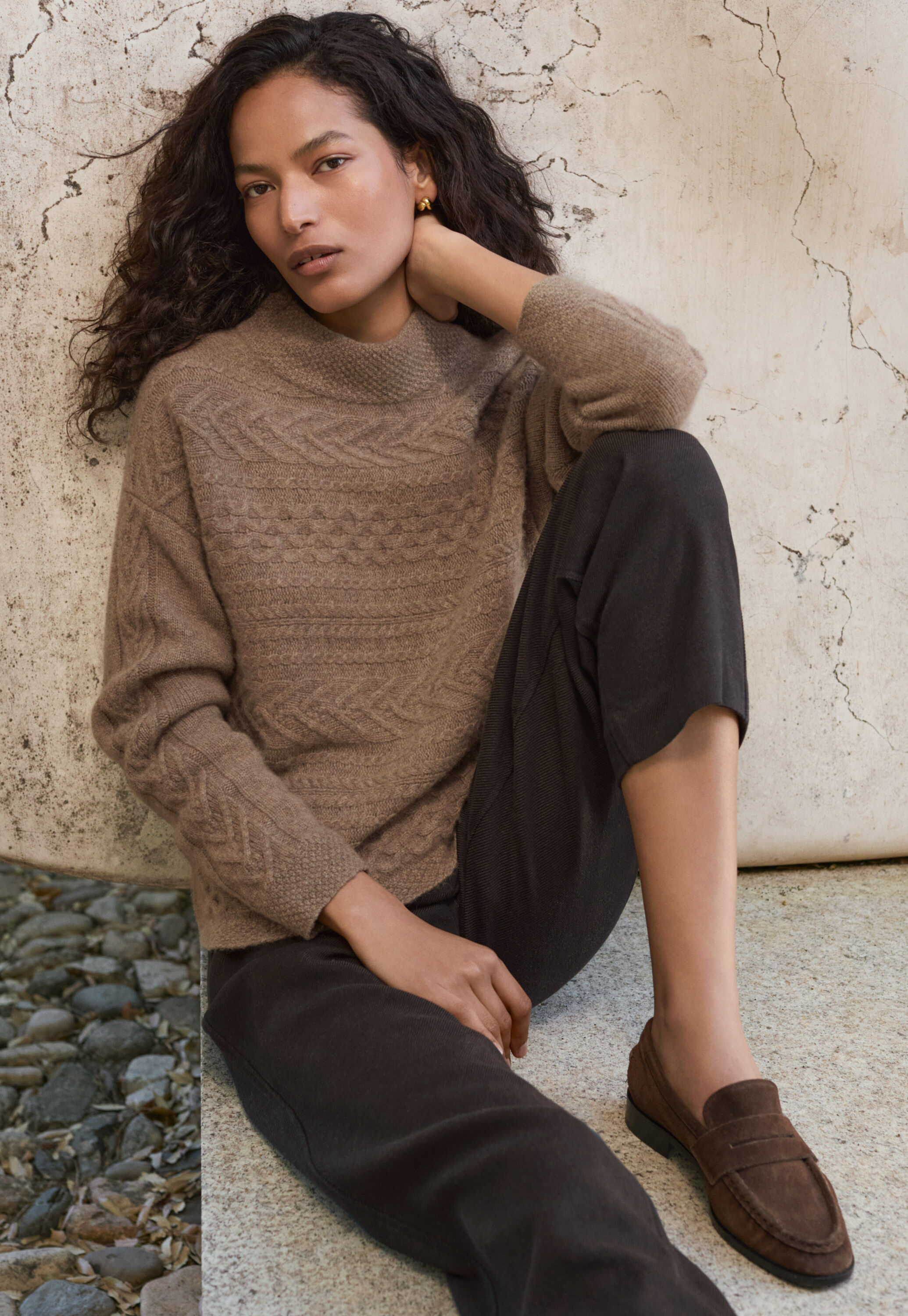 Roll-neck sweater
