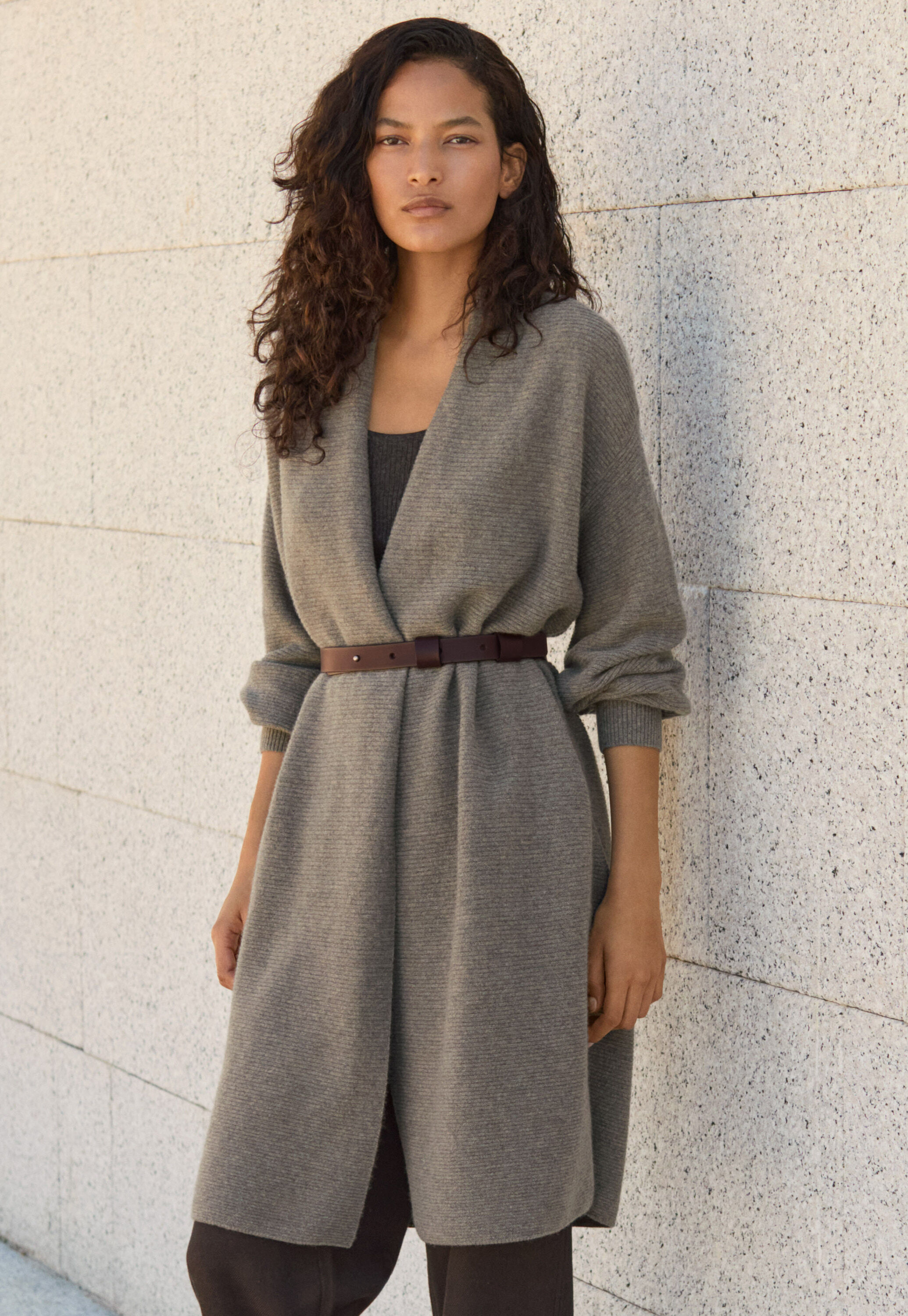 Peplum-detail dress