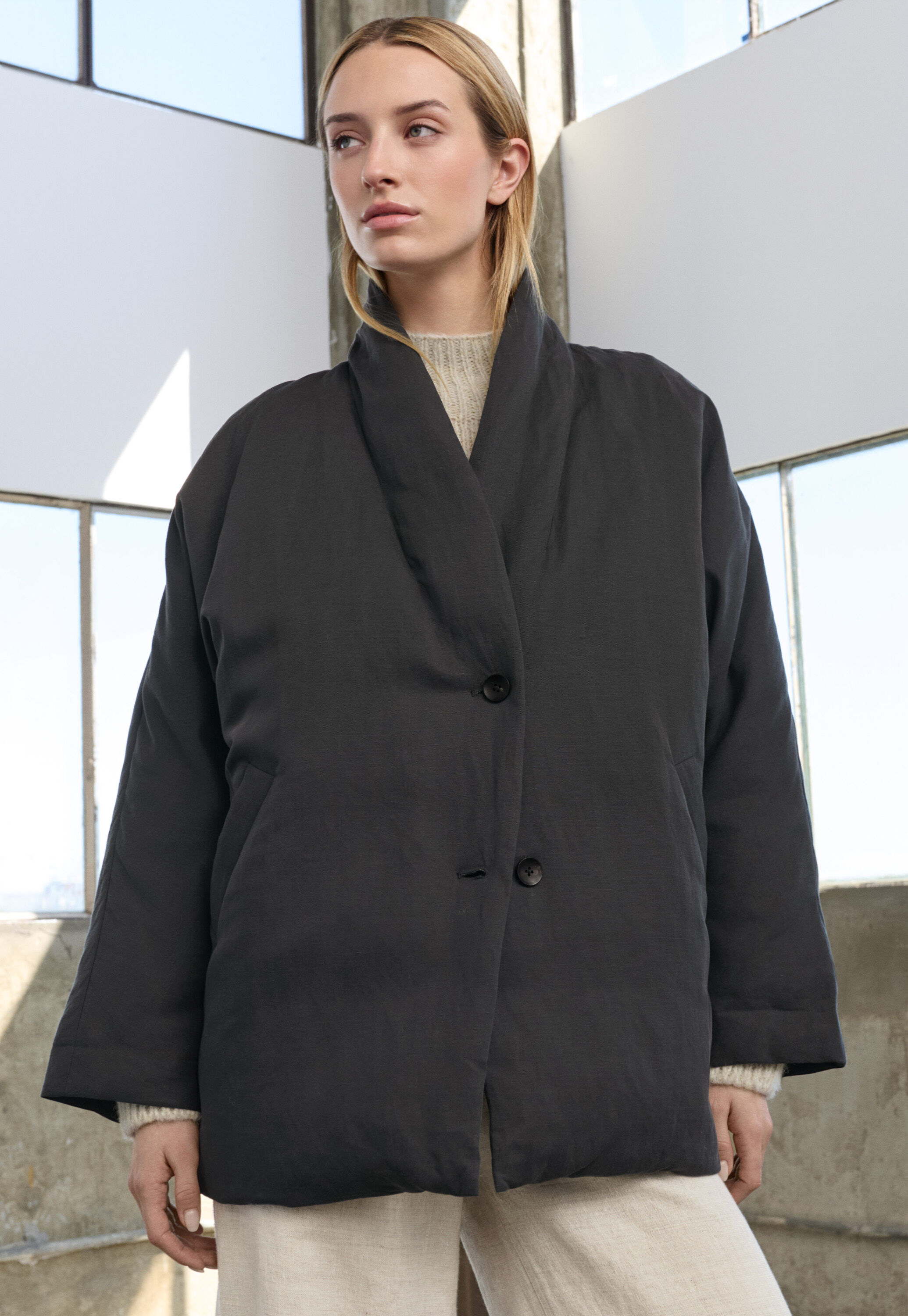 Edge-to-edge cardigan