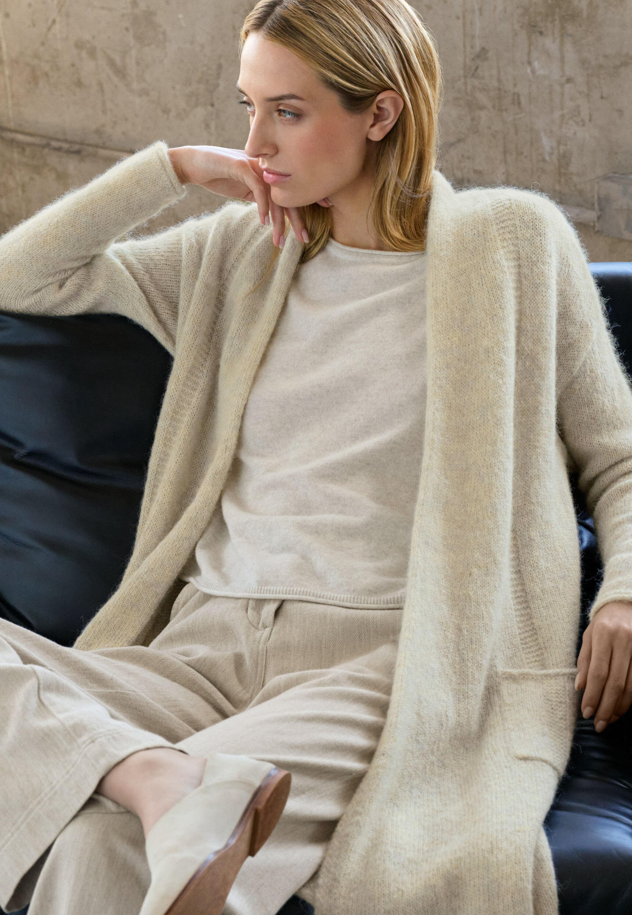 Button-through sweater