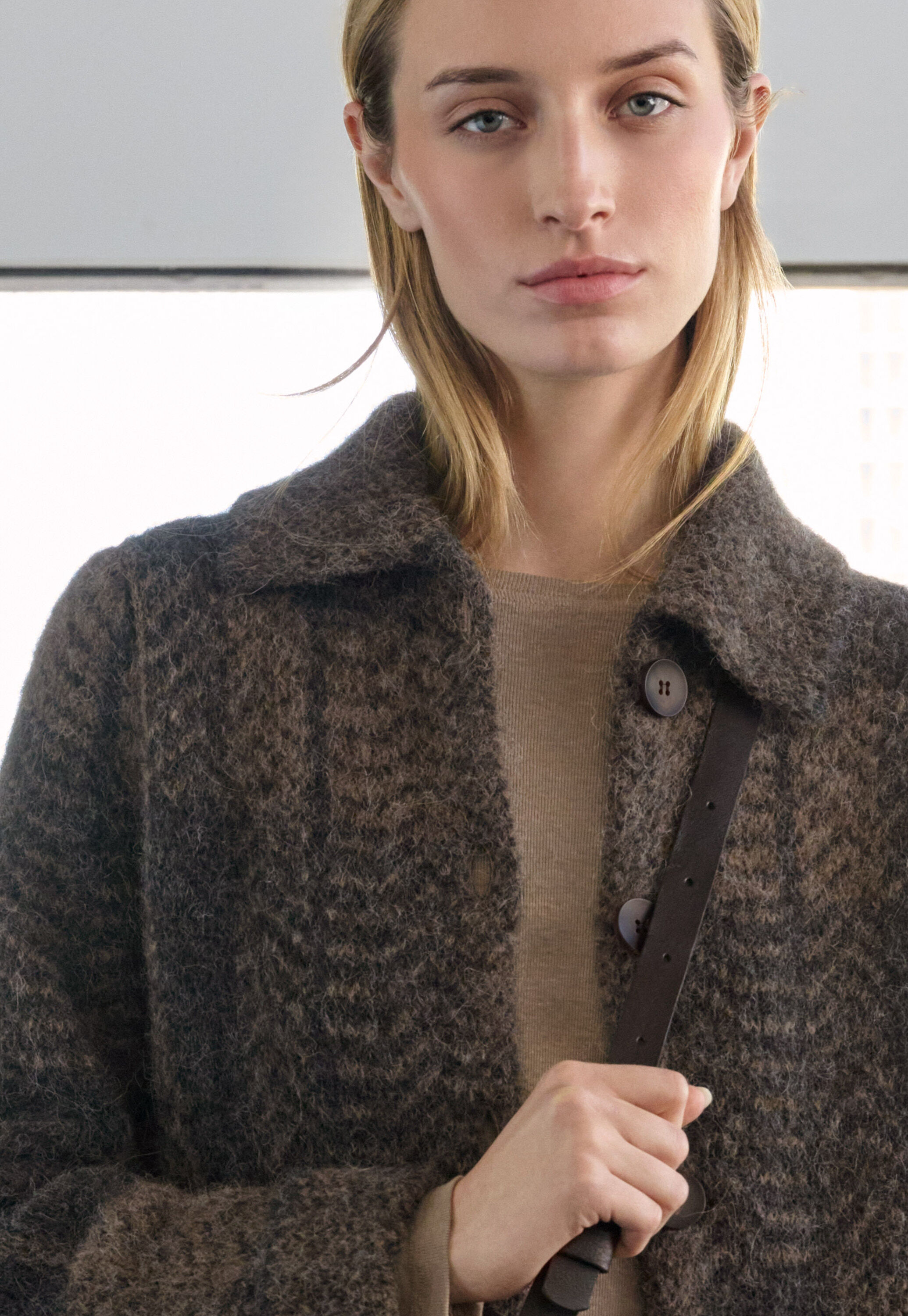 Button-through sweater