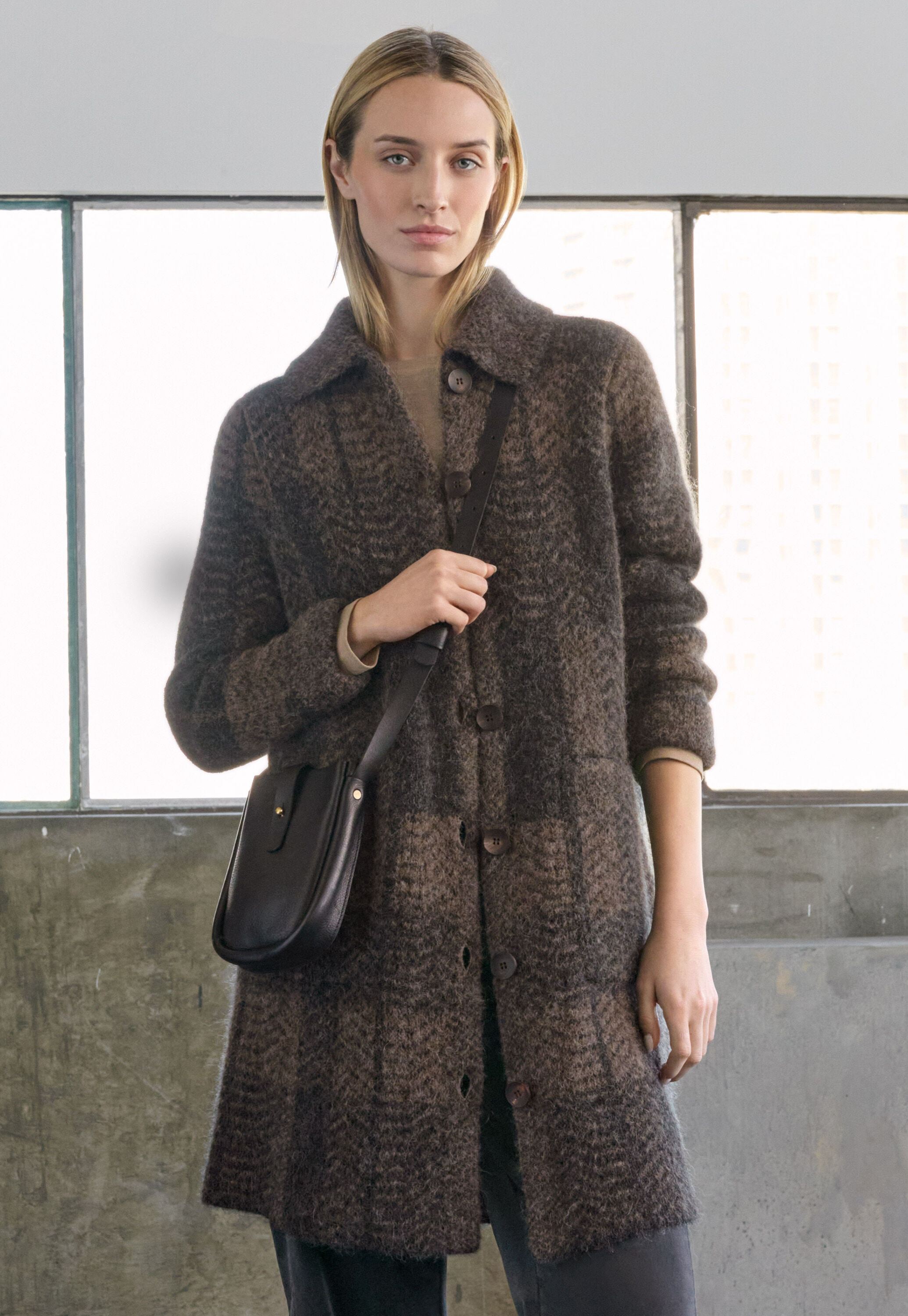 Edge-to-edge cardigan