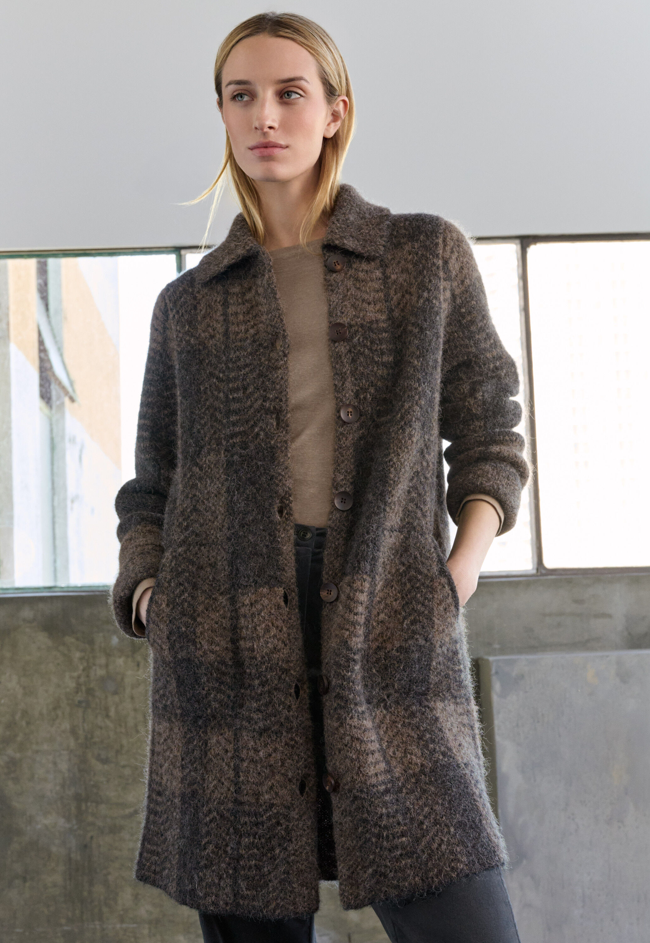 Button-through sweater