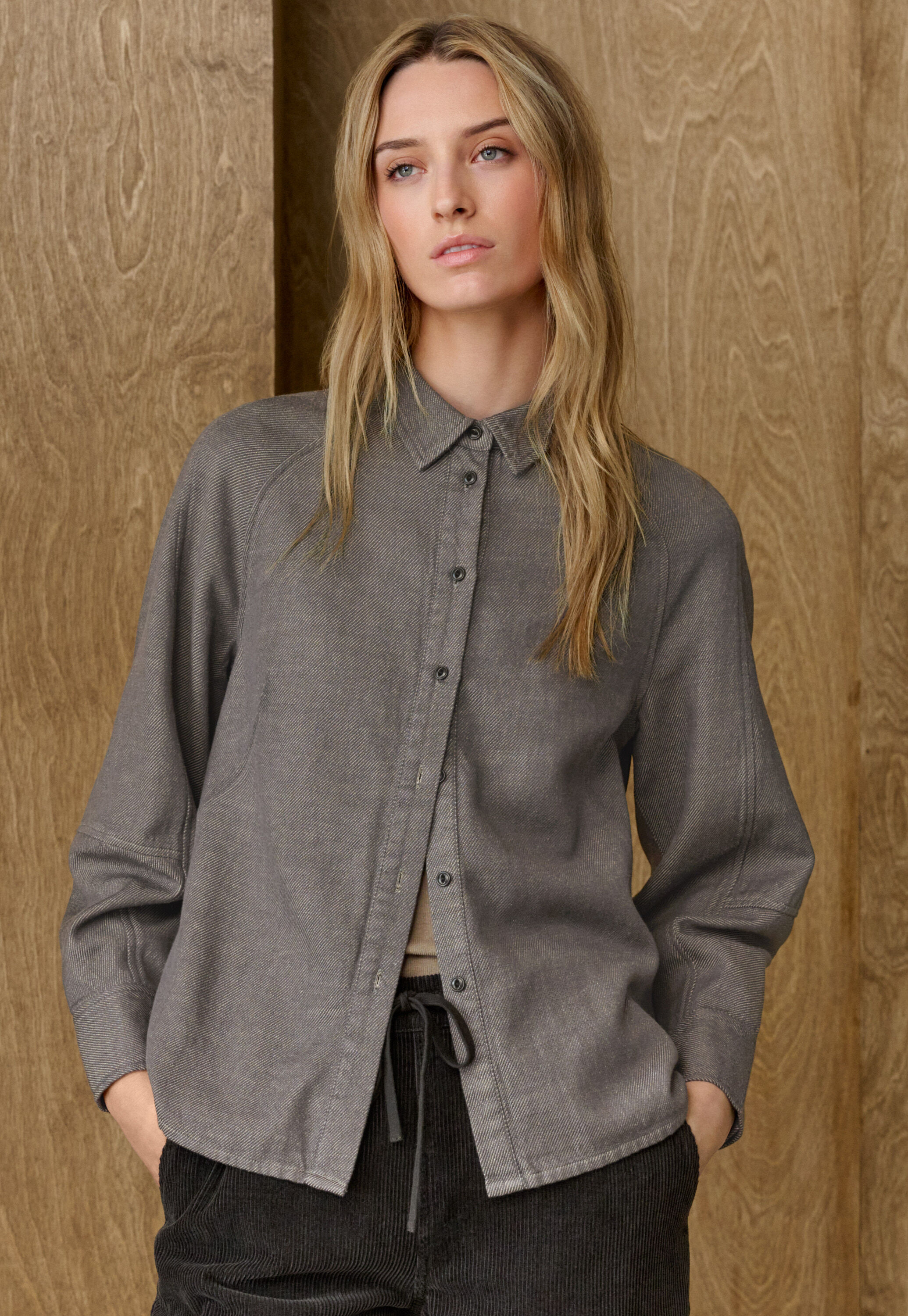 Peplum-detail dress