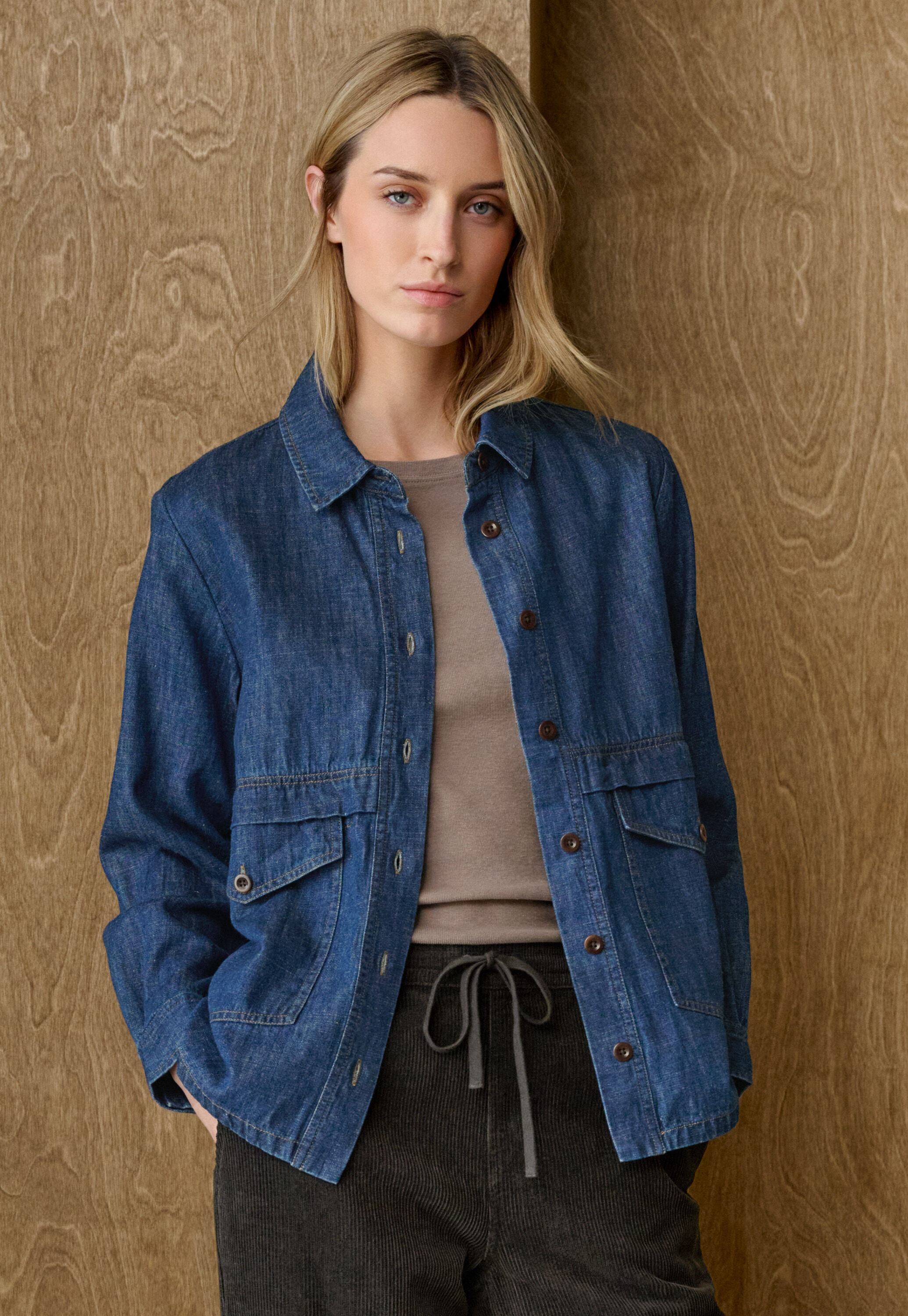 Edge-to-edge cardigan