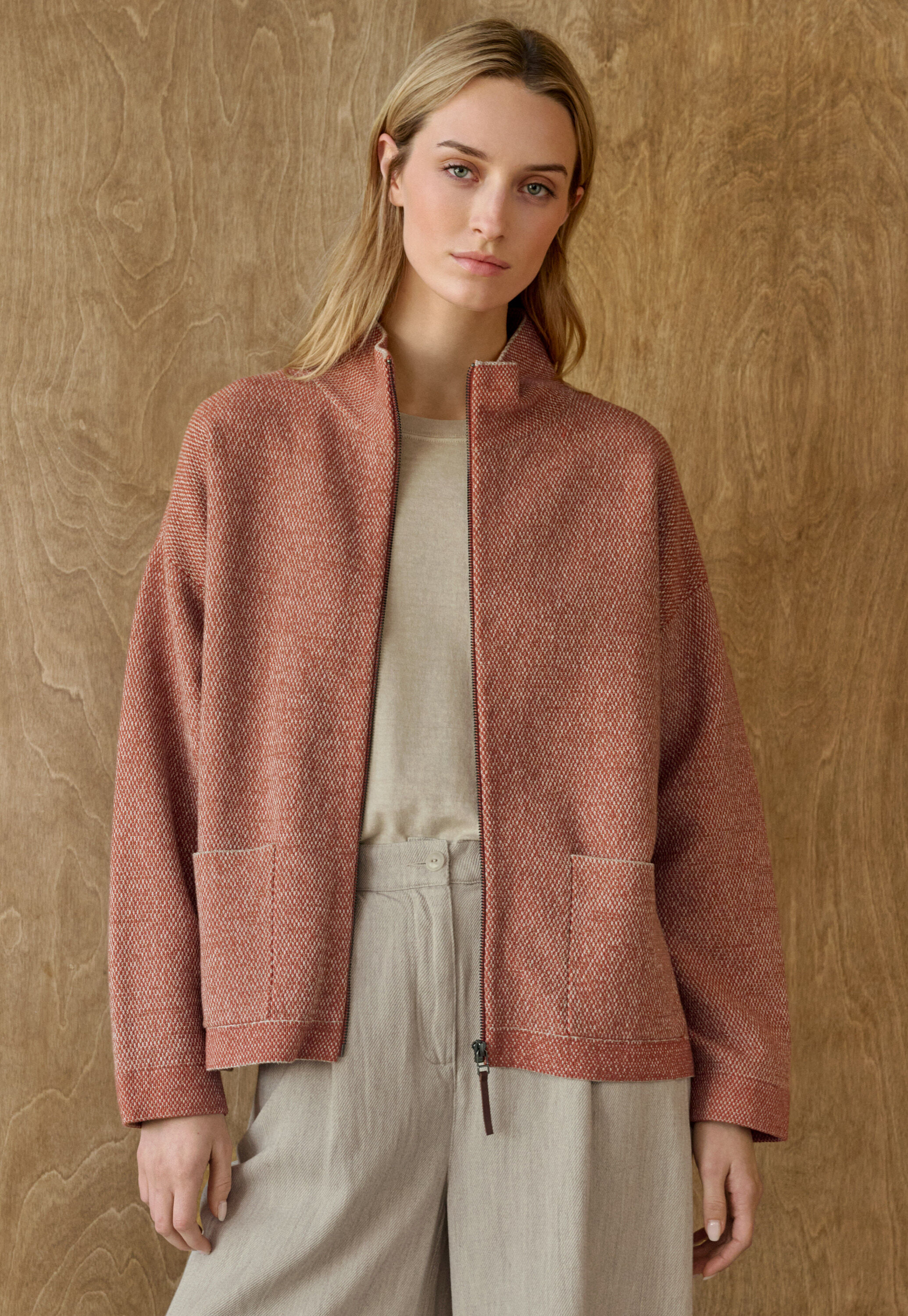 Button-through sweater