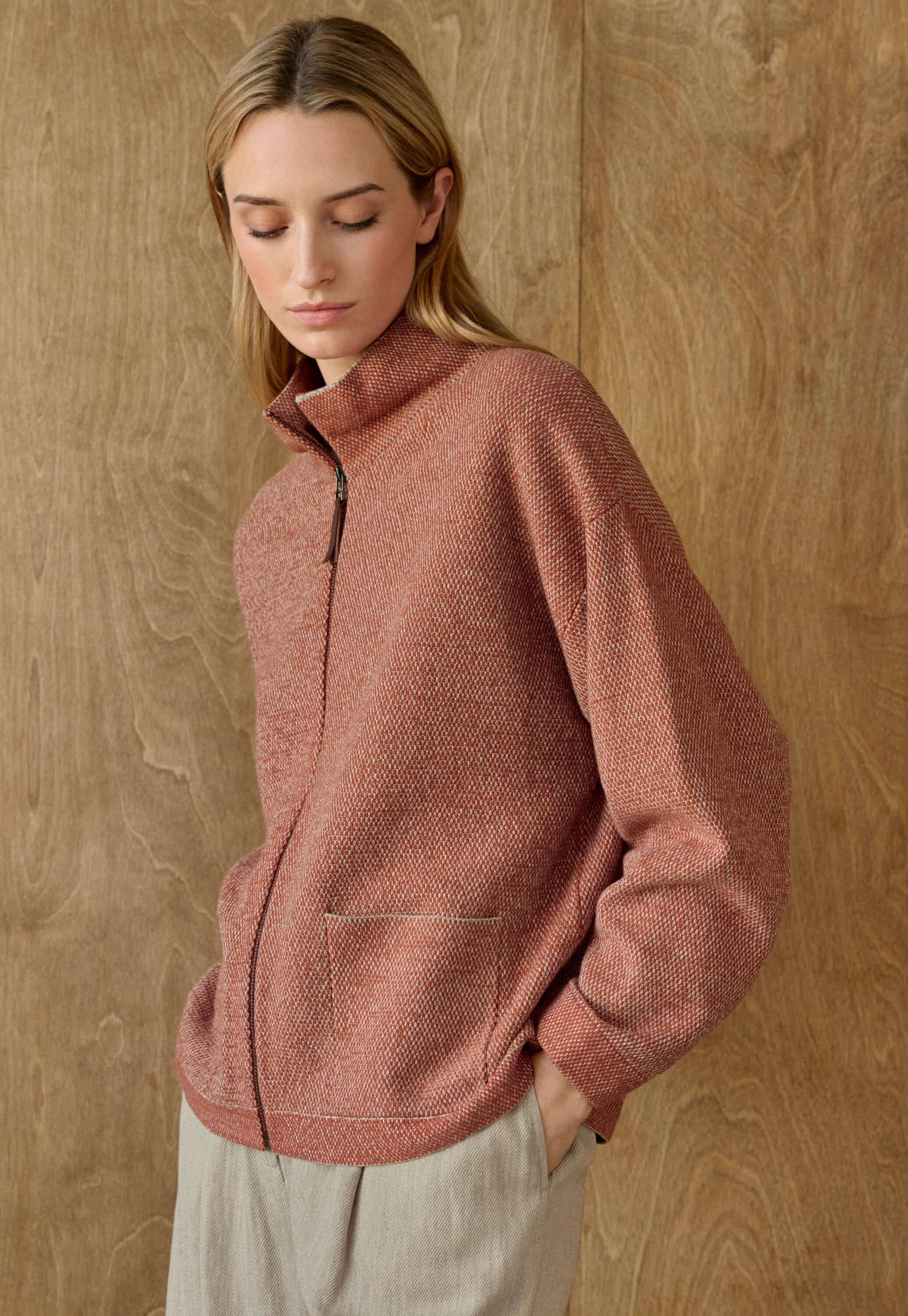Button-through sweater