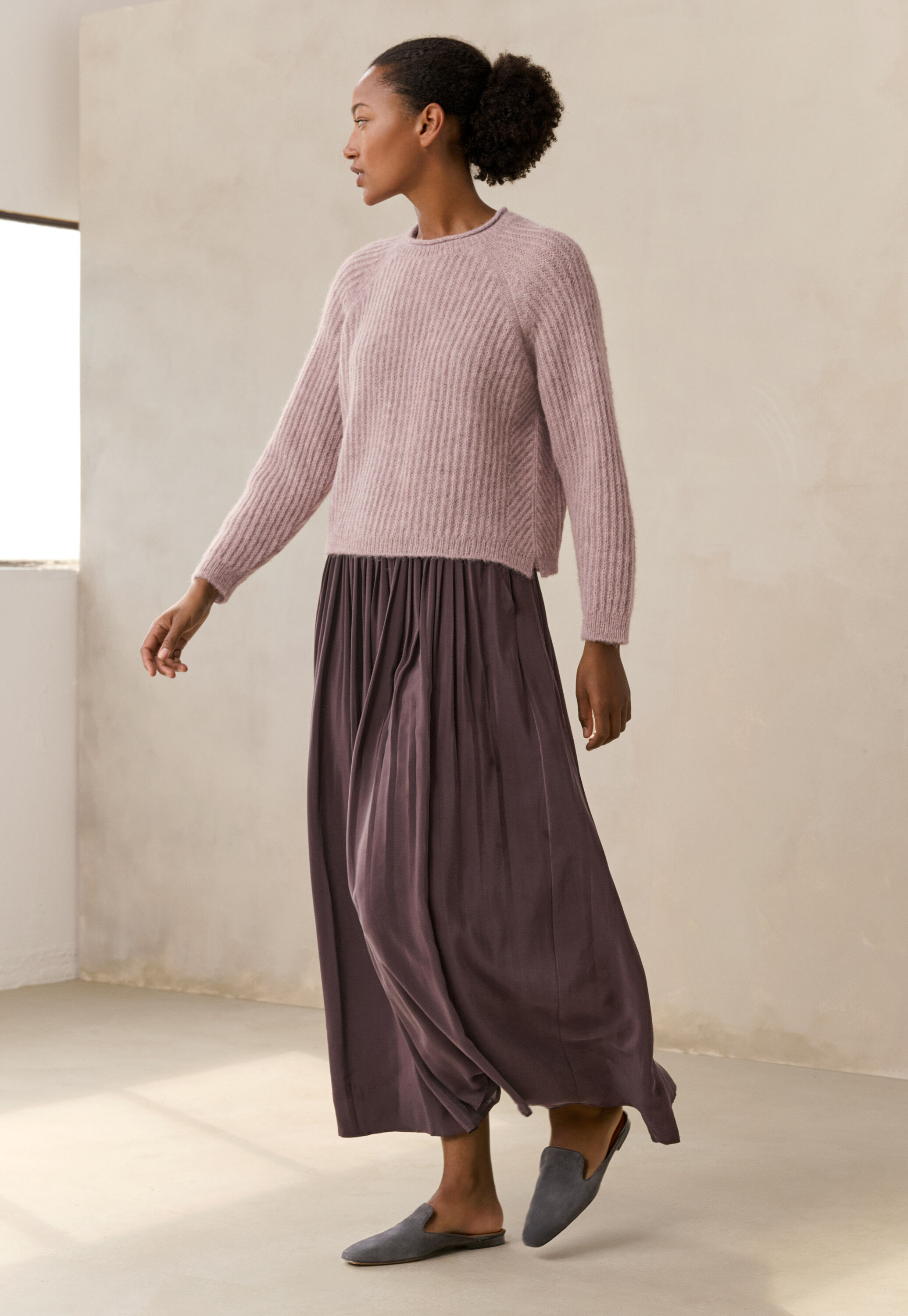 Edge-to-edge cardigan