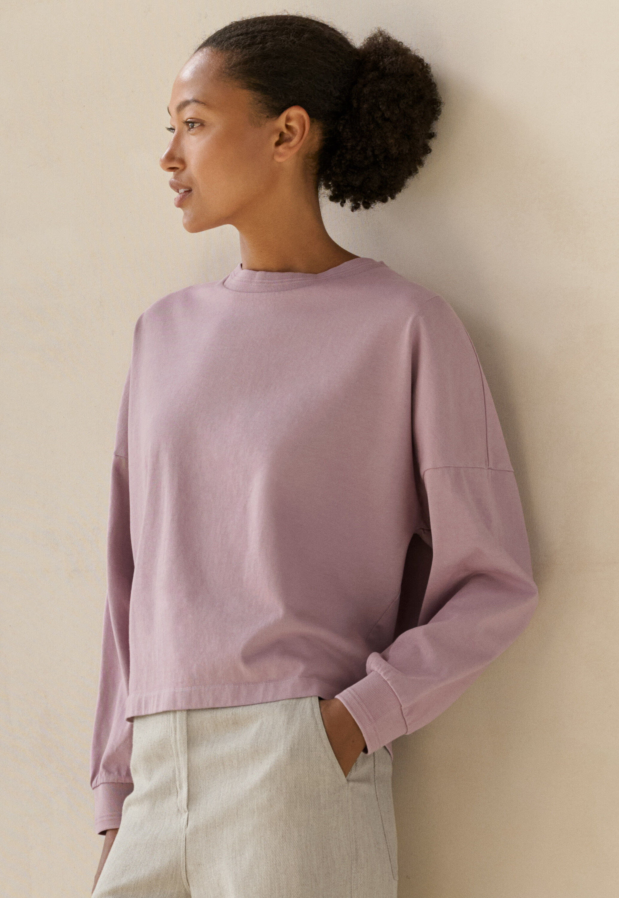 Button-shoulder top