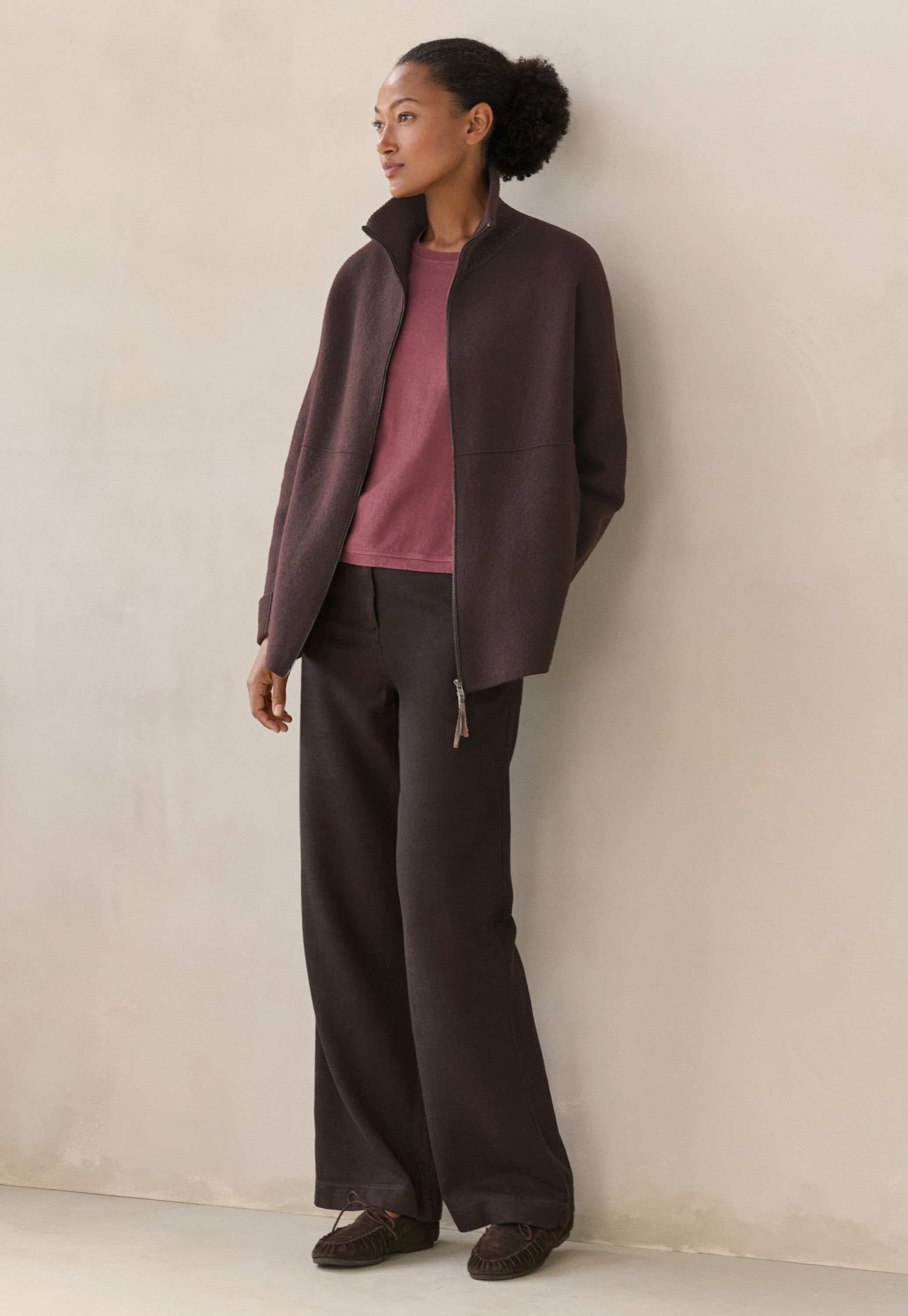 Edge-to-edge cardigan