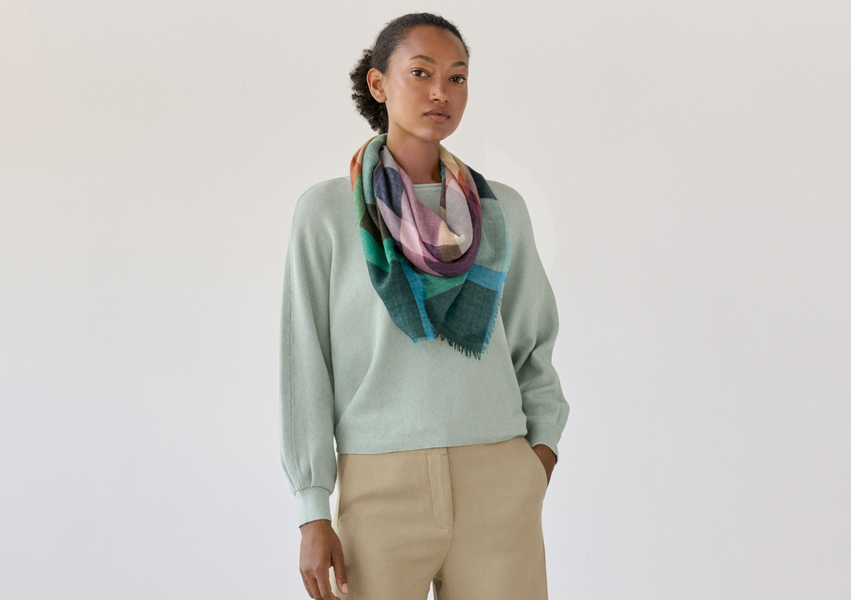 Roll-neck sweater