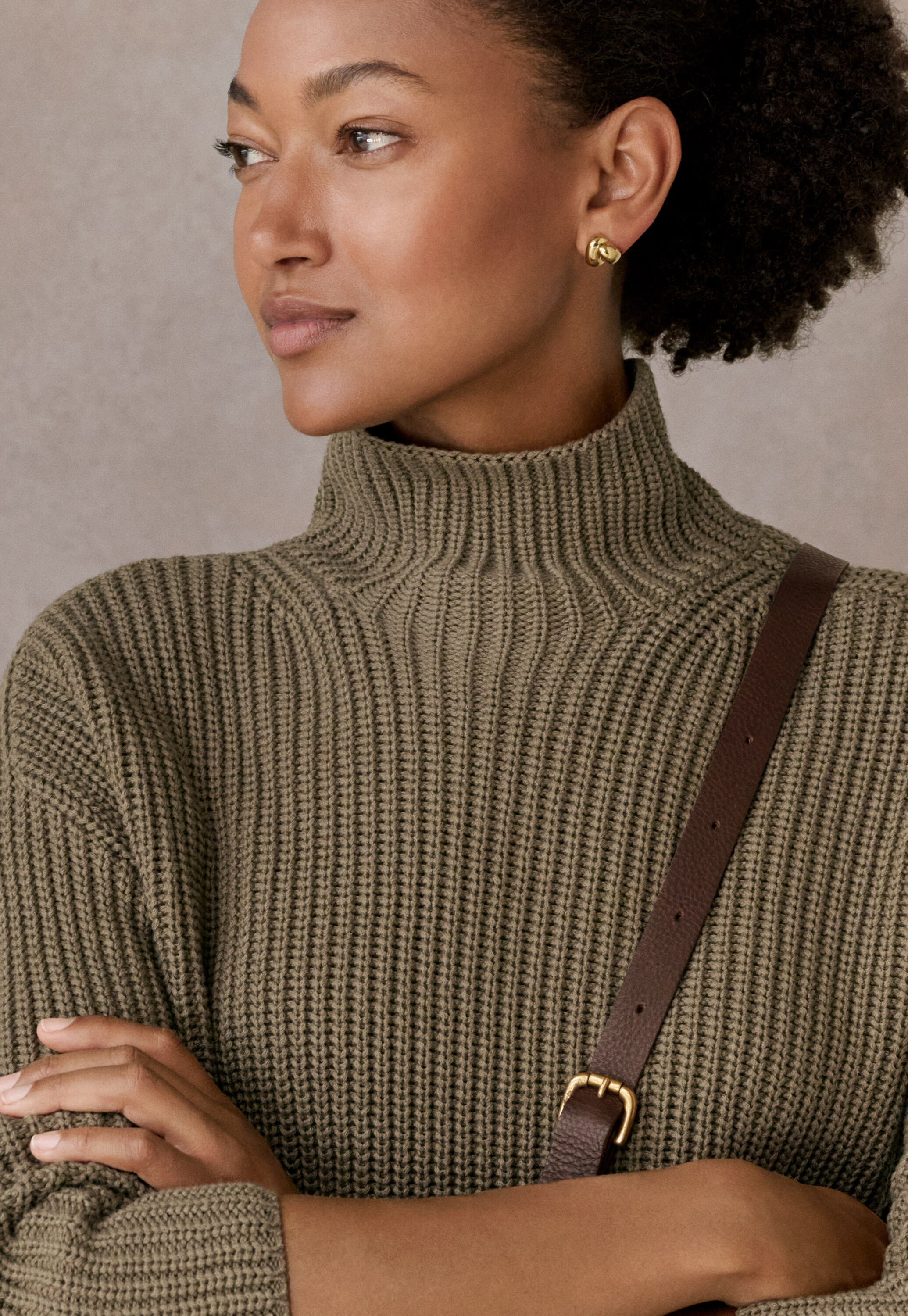 Roll-neck sweater